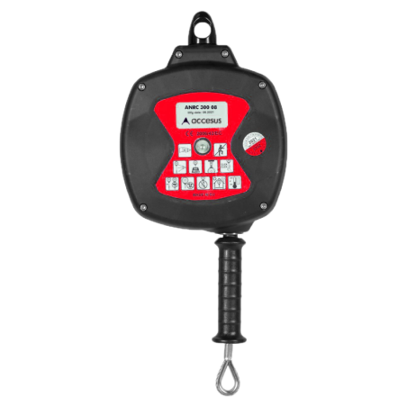 RETRACTABLE FALL ARRESTER FOR LOADS 300 KG 6M