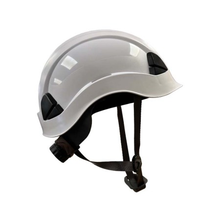 Helmet with chinstrap AEL (White)