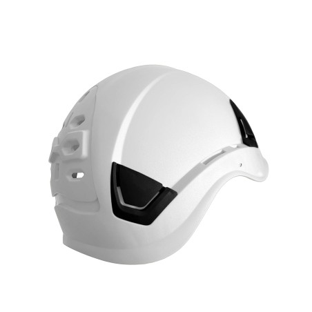 CASCO BLANCO CON VENTILACIÓN Y BARBOQUEJO AEL PRO VENT