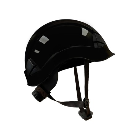 CASCO CON BARBOQUEJO AEL (NEGRO)