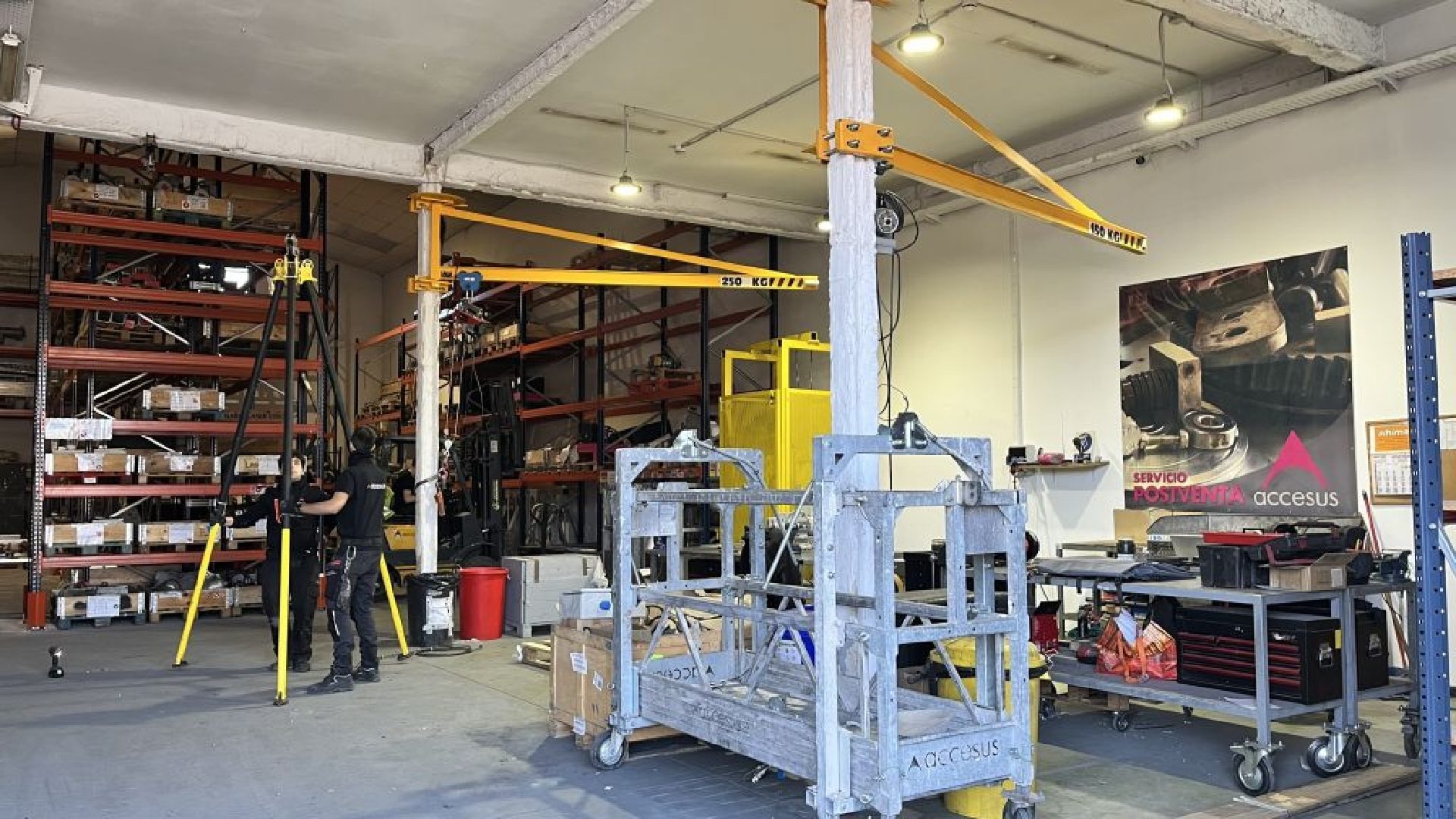 Mejoramos nuestras instalaciones del área de postventa en la nave Energía de Accesus