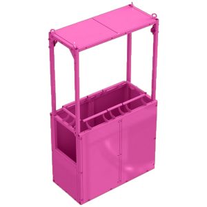 Accesus - Elevación de personas - cesta para gruas - CG 200 rosa