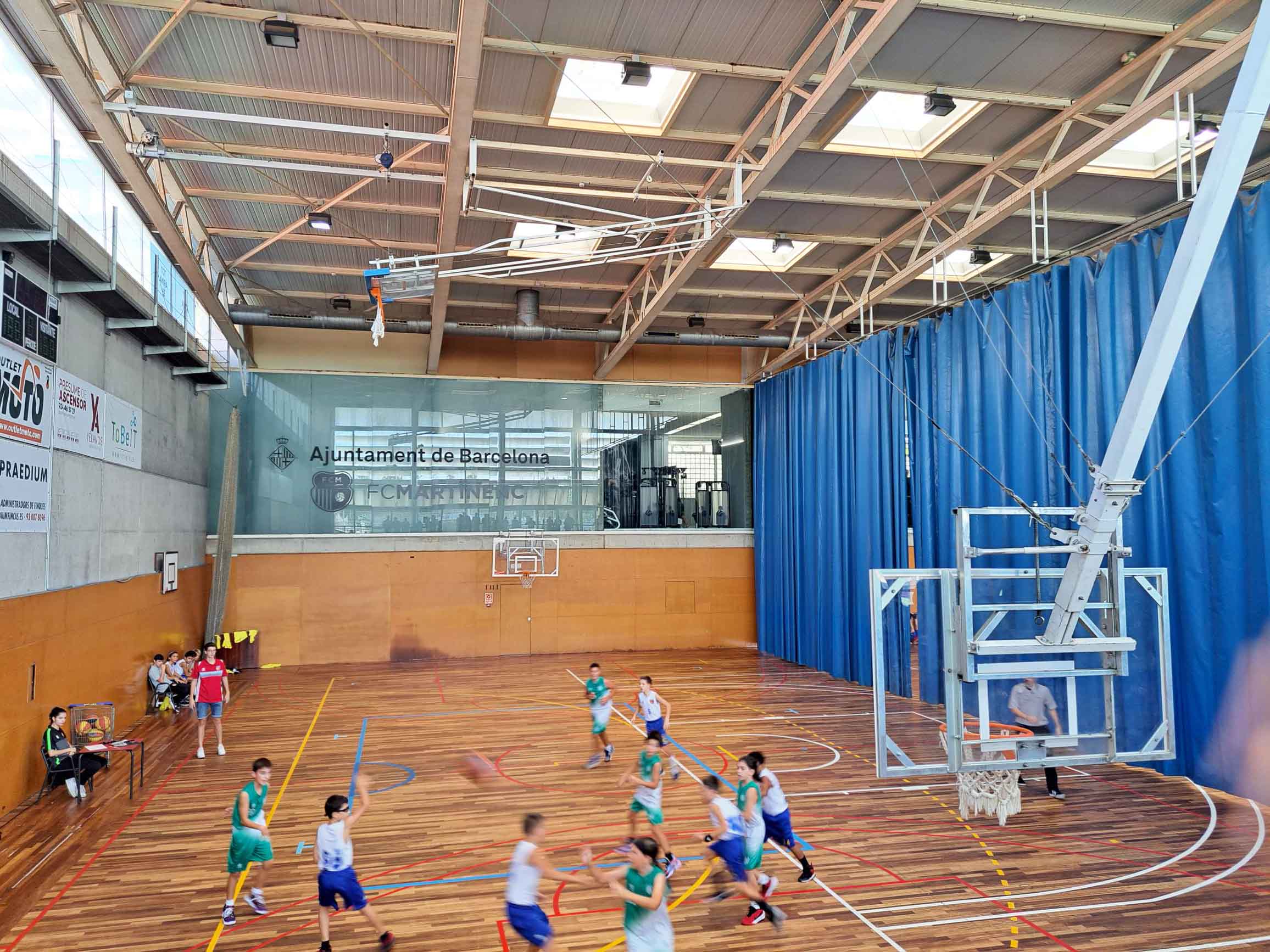 Protección para canastas de baloncesto